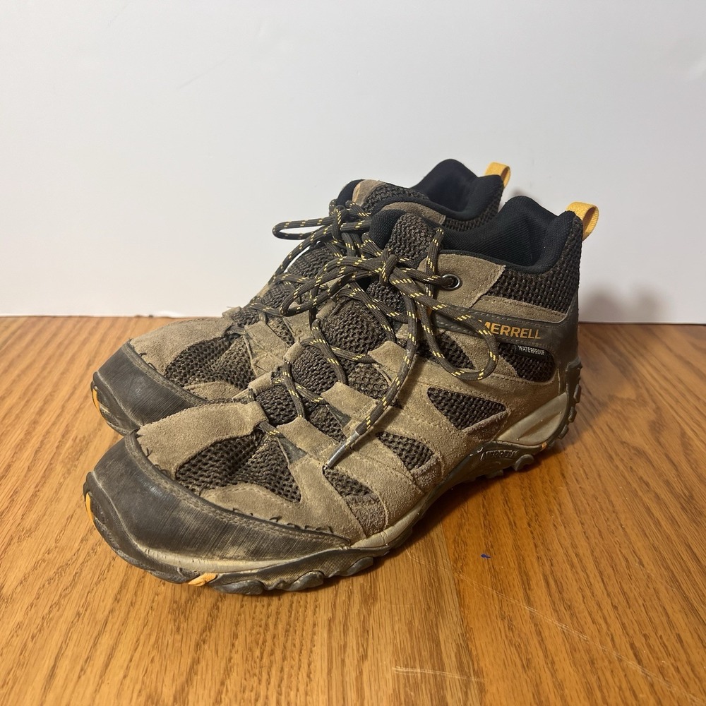 Merrell Waterproof Hiking Shoes Men's 8.5 Wide Brown Trail Sneakers J48535W - Picture 8 of 8